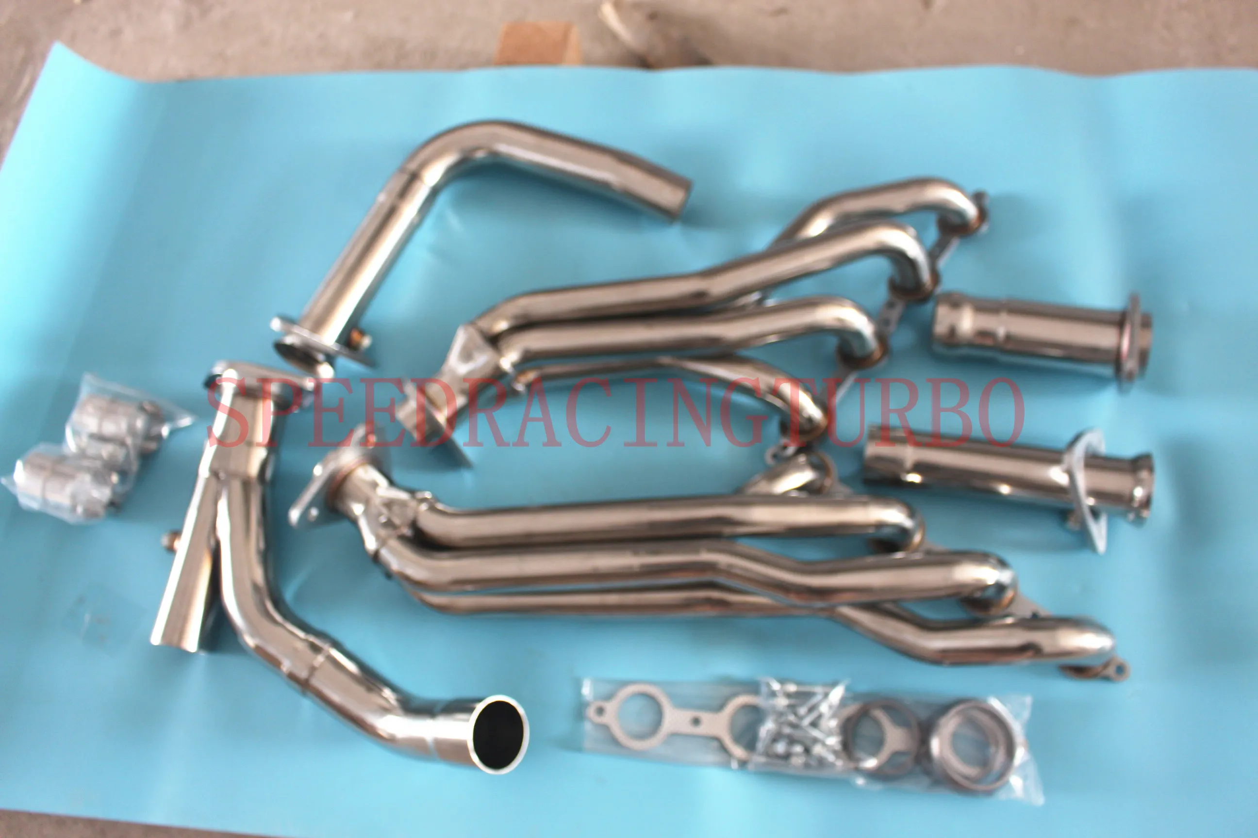 Выпускной коллектор для CHEVY/GMC GMT900 4,8/5,3/6,0+ Y-PIPE из нержавеющей стали длинная трубка из нержавеющей стали, одна пара середины X трубы