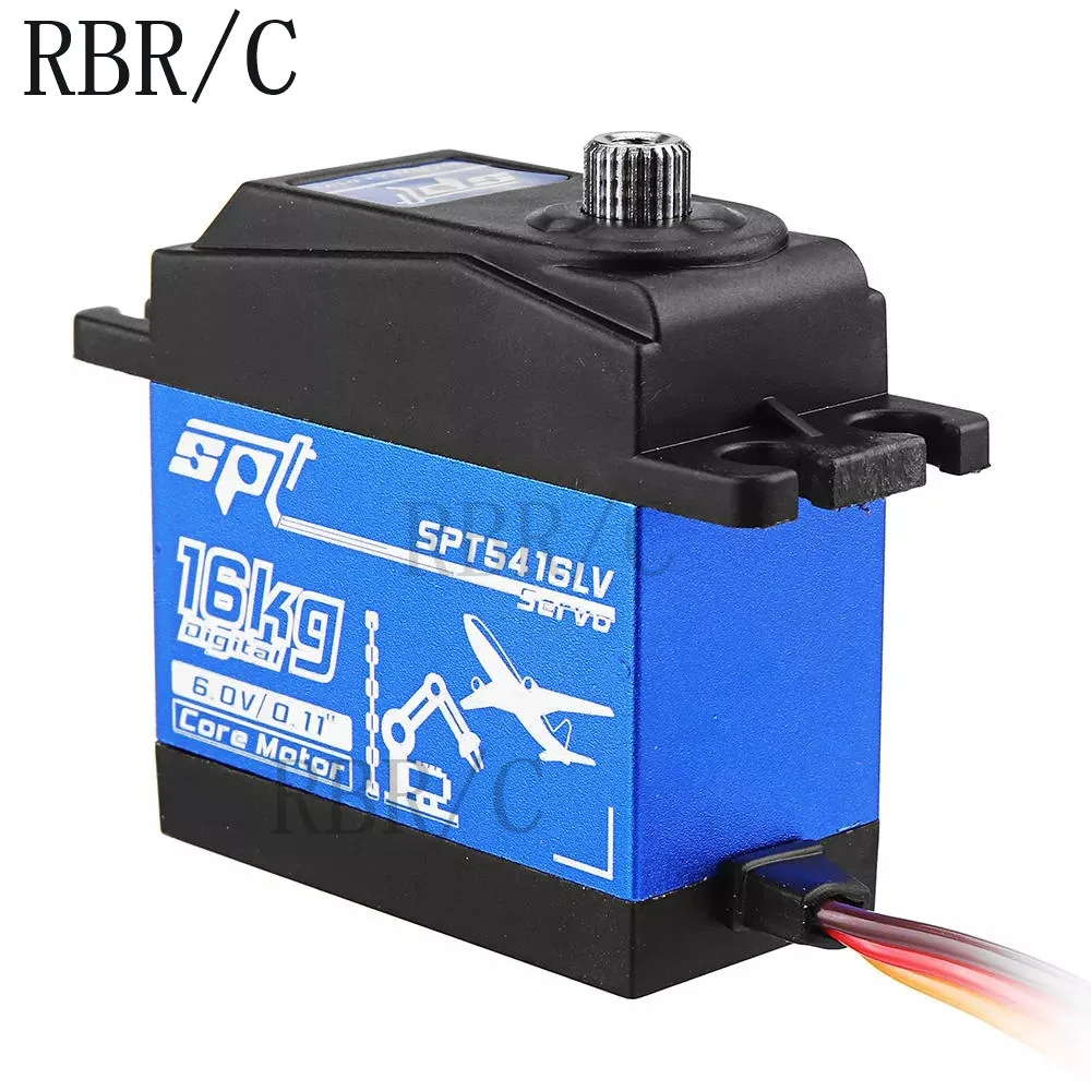 RBR/C 16kg180° металлический сервопривод для WPL MN различные дистанционное управление модификация автомобиля DIY аксессуары