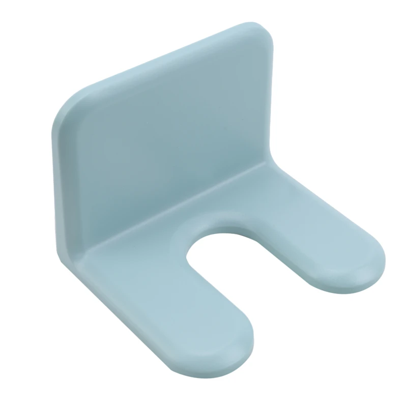 blue High Quality Innovative Wall-mounted Hair Dryer Plastic Bathroom Shelf Storage Hairdryer Holder For Hairdryer - Цвет: blue