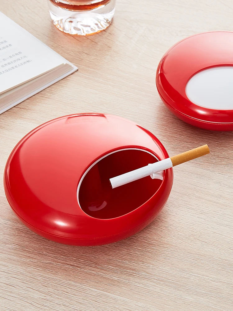 Nordic Home And Office Smoking Accessories Creative Anti-Flying Ashtray Portable Decorative Cigar Ashtray Outdoor Holder 재떨이