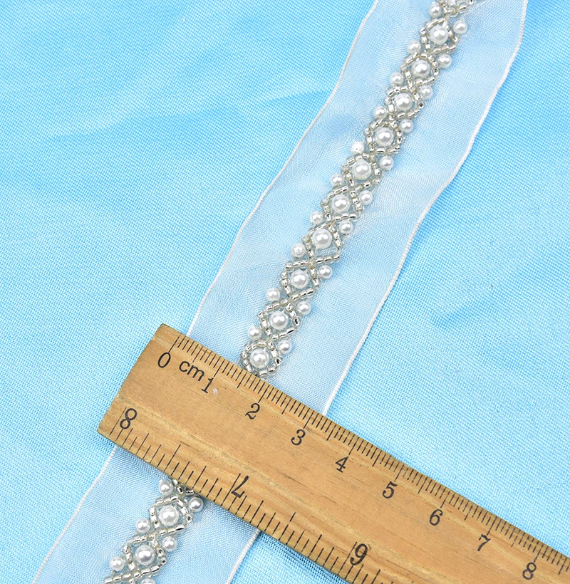 Apparel Rhinestone Fabric Trim  Apparel Decorative Beaded Trim - 2 Yard  Lace Ribbon - Aliexpress