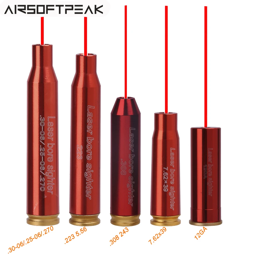 Gun-Accessories Sight Laser Bore Tactical Rifle 30-06 243 Red Dot 308 223 5.56 12GA Cartridge