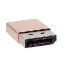 Cy dp adaptador de exibição virtual displayport manequim plug sem cabeça fantasma emulador 2560x1600p @ 60hz