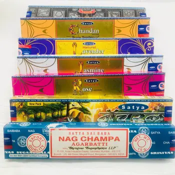 

16 Flavors Indian Satya Nag Champa Sandalwood Bedroom Anshen Line Fragrance Purifying Air Meditation E