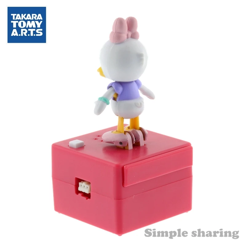 TAKARA TOMY arts popn шаг pixar Дисней фигурка Детские игрушки Аниме Детская кукла Дейзи Дак