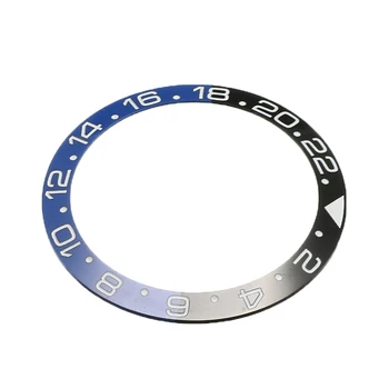 

38mm Ceramic Watch Bezel In Watch Face Watch Ring Insert Fit 40mm Automatic Movement Watch Replacement Accessories