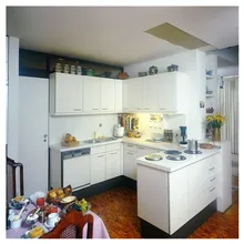 Мебель для кухонного шкафа из цельного белого дерева