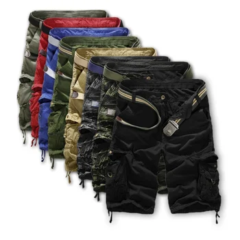 

Military Cargo Shorts Men Summer Camouflage Pure Cotton Brand Clothing Comfortable Men Tactical Camo Cargo Shorts