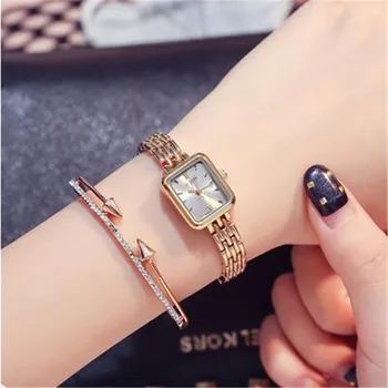 

Women Stainless Steel Style Quartz Beautiful Bracelet Wristwatch Girl Fashion Casual Dress Watch Gifts For Women