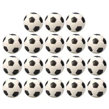 

18 Pcs 70mm Simulation Squeezing Toys PU Slow Rising Football Shape Soft Toy Decompression Toys for Boys Girls (White)