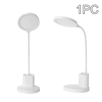 

Stepless Dimming LED Desk Lamp USB Rechargeable Home Multifunction Reading Adjustable Brightness Bedroom Gooseneck Eye Caring