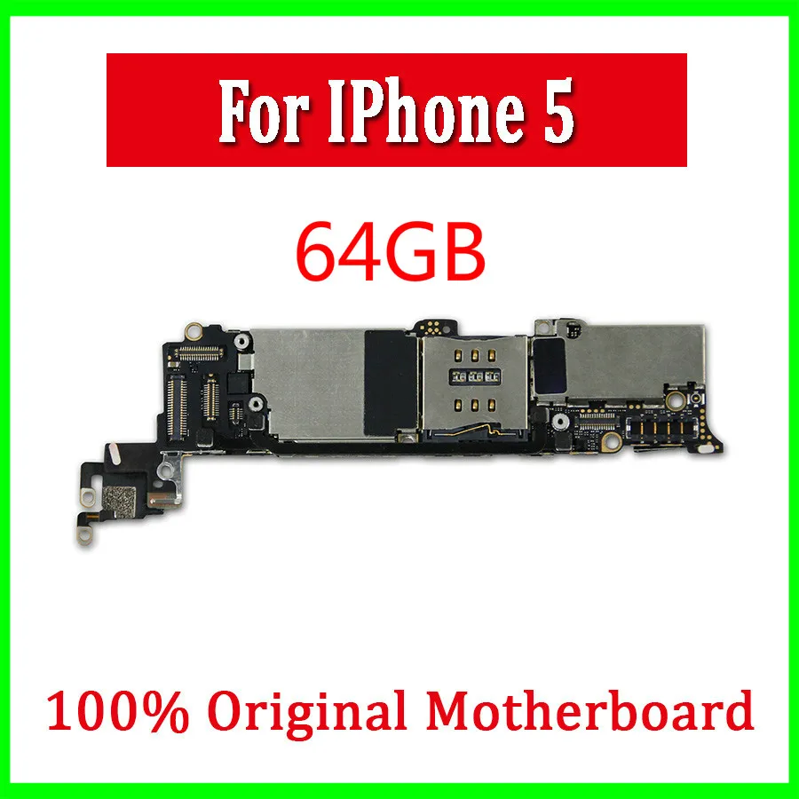 16 ГБ 32 64 материнская плата для iphone 5 5g оригинальная разблокированная с системой IOS