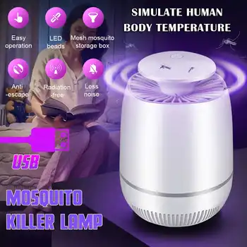 

5W USB Home Mosquito Killer Lamp LED Light Trap Intelligent Electronic Mosquito Repellent Killer Anti Insect Killer Bug Zapper