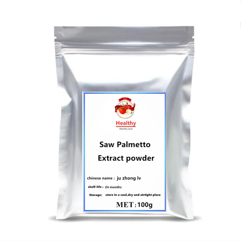 

High quality Saw Palmetto Extract powder Men /wemen sxe Health sperm improvement prostate medicine Erection tonic free shipping