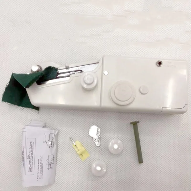 Household Mini Sewing Machine Quick Stitch Sew Needlework Cordless Clothes Fabrics Electronic Sewing Machine Optional EU Plug