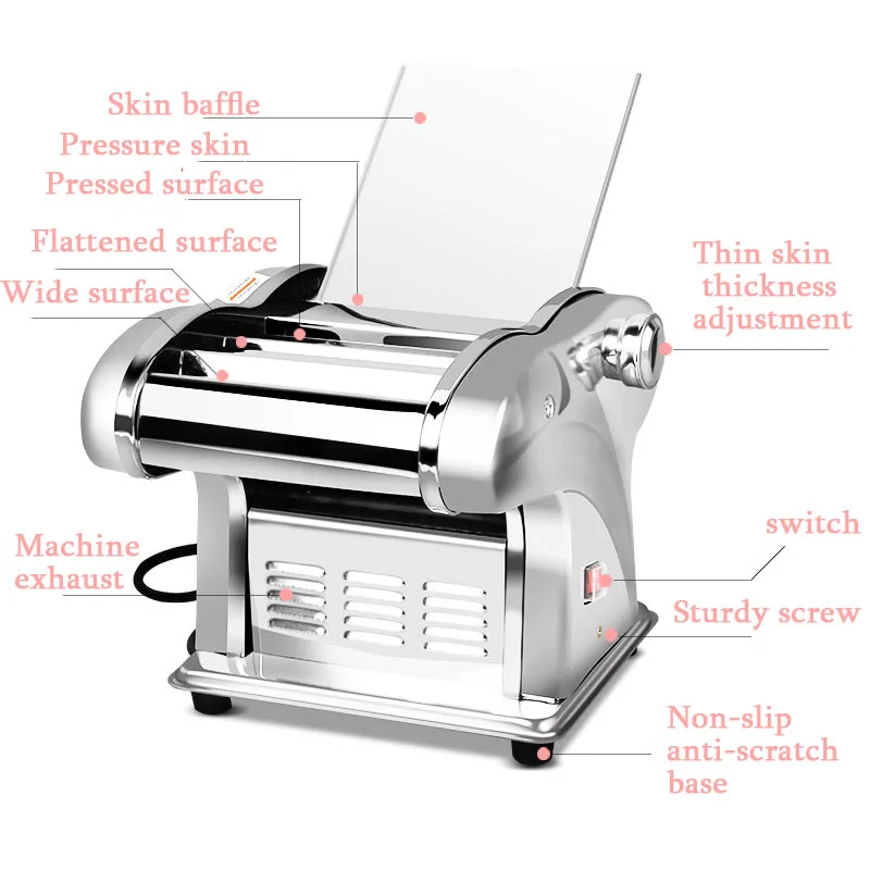 Бытовая электрическая машина для изготовления пасты Автоматическая маленькая мульти-функция один тип ножа из нержавеющей стали для приготовления пельменей прессовочная машина