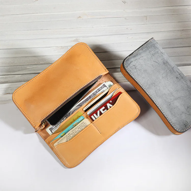New Handmade Head Wallet Long Wallet Women's Hand Bag