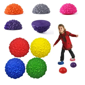 Yoga Half Ball Stepping Stones Outdoor Toys Indoor Games for Kids Sport Balance Hemisphere Massage Ball Outdoor Fun Sports 1