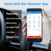 Veepeak Mini Bluetooth OBD2 Scanner for Android, Car OBD II Diagnostic Scan Tool Check Engine Light Code Reader, Supports Torque 4