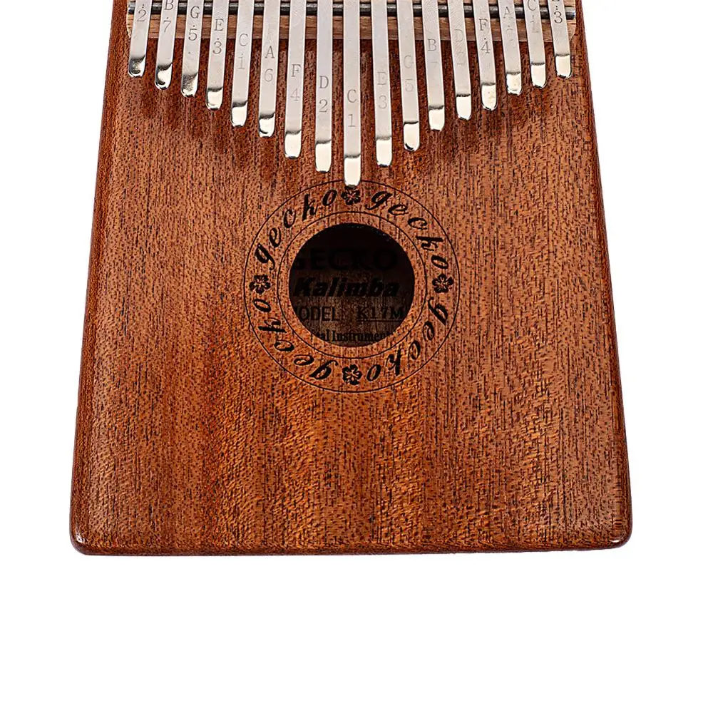 Piano de Madeira Instrumento com Acessórios de Presente Gecko Chave Kalimba Dedo Polegar Mbira Keyborad Mini Presente Natal 17 - Image 6