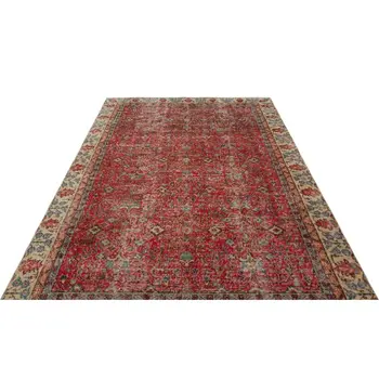 

Handmade Natural Vintage Turkish Area Rug 182x278 Cm-5'12''X9'1''