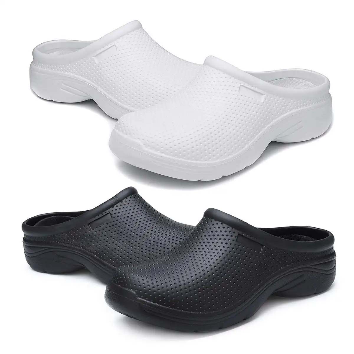 Atrego-zapatos de cocina antideslizantes para mujer, calzado de enfermería, médico, cómodo, ligero, informal - Imagen 5