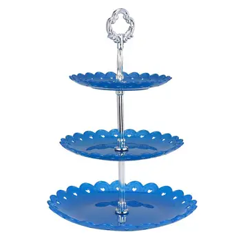 

3 Tier Cake Stand Afternoon Tea Wedding Cake Plate Stand Tray Dessert Fruits Cupcake Display Rack Cake Decorating Tools