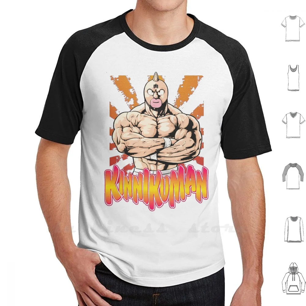 Хлопковая футболка Kinnikuman02 6Xl Kinnikuman Musculman Musculator манга комикс японский Гоку драки