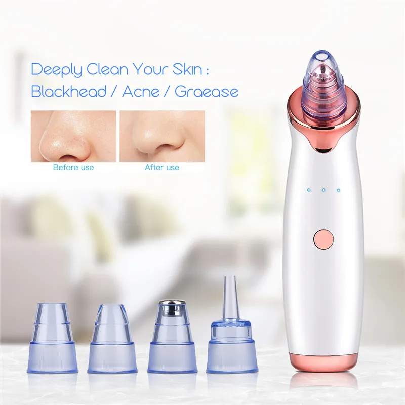 Microdermabrasion Blackhead Remover Vacuum Suction Face Pimple Acne Comedone Extractor Facial Pores Cleaner Skin Care Tools 38|Home Use Beauty…