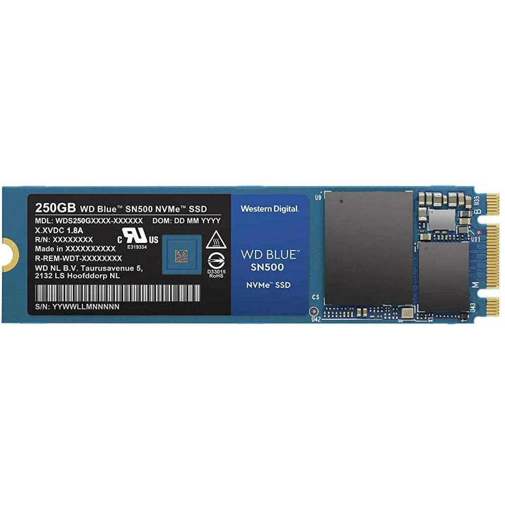 Накопитель SSD WD Original PCI-E x2 250Gb WDS250G1B0C Blue M.2 2280