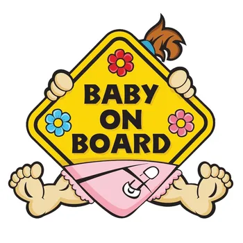 

1pcs Baby on Board Warning Car Sticker Car Body Racing Side Door Long Stripe Stickers Auto Vinyl Decal Car Stickers