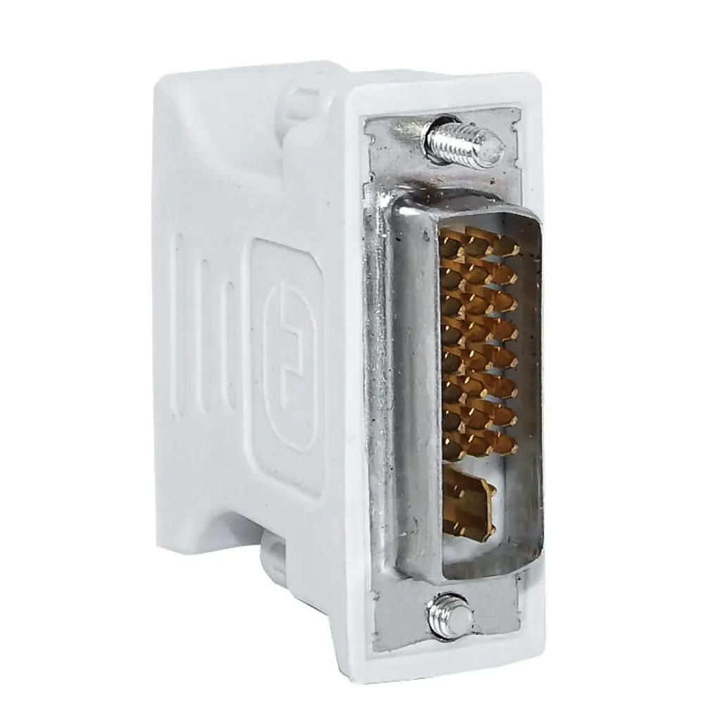 L образный DVI I адаптер VGA 90 градусов 24 + 5 29Pin папа 15 контактный разъем адаптера