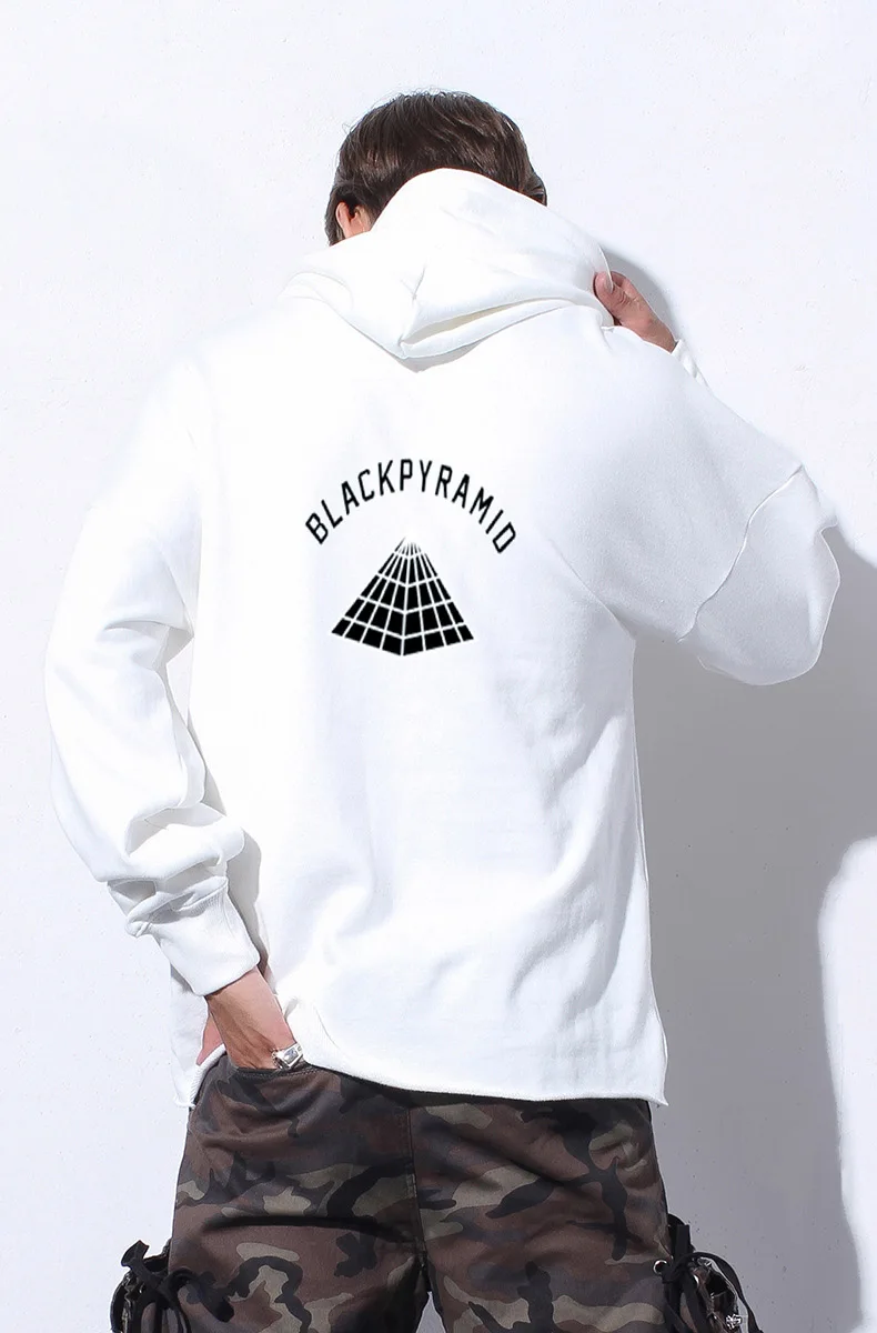 

4AM Brand Chris Brown BLACK PYRAMID Hip Hop Hoodie Men And Women Sweatshirts Skateboard Street Style Cotton S-2XL