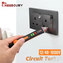 Non-Contact Tester Pen Meter 12-1000V AC Voltage Detectors Smart  Electric Sensor Test Pencil Infrared Function Easy To Use Mini