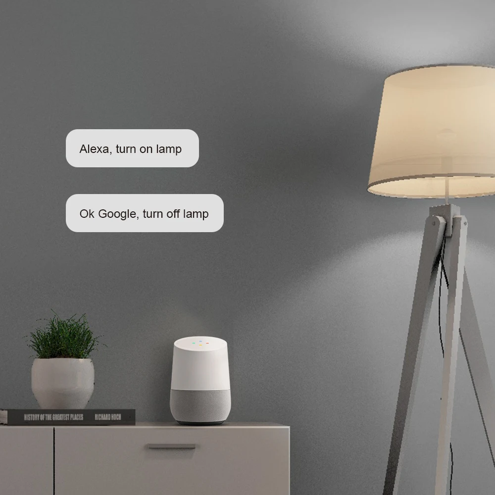 4-Pack BroadLink BestCon умный светодиодный светильник E27 диммер Голосовое управление с Alexa и Google Home