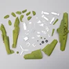 22cm 4D Diy Toys Fighter Assemble Blocks Building Model Airplane Military Model Arms WW2 Germany BF109 UK Hurricane Fighter 3