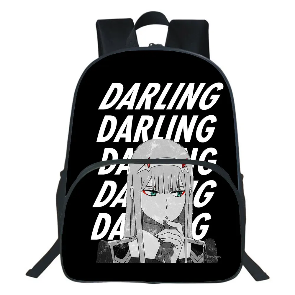 2021 Darling In The FranXX Anime Backpack Kids Teens School Bags Bookbag Cartoon Travel Casual Mochilas. Support custom