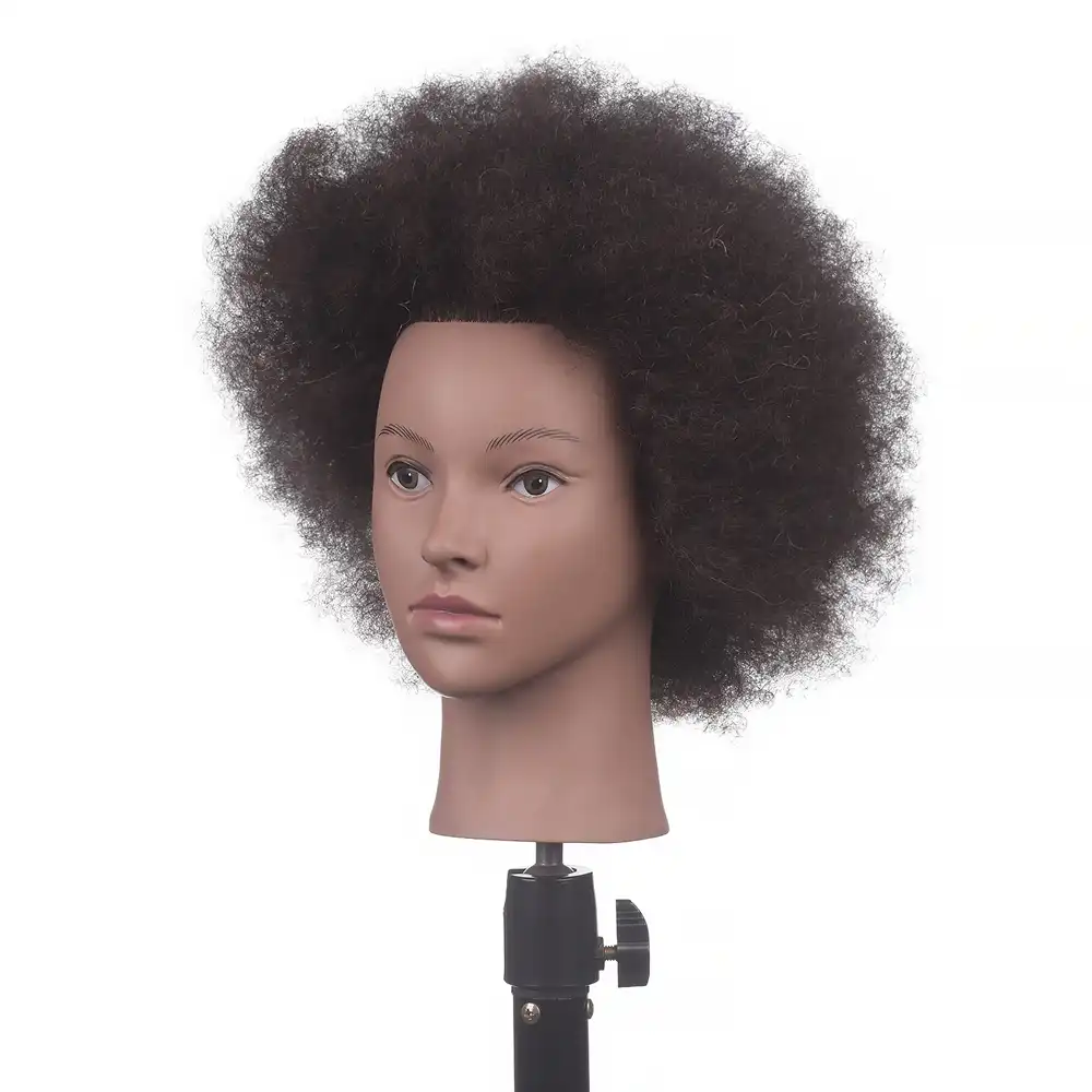 afro styling head