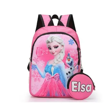 

New Orthopedic Breathable Elsa Schoolbag Children Cartoon School Bags For Girls School Backpacks Mochila Infantil