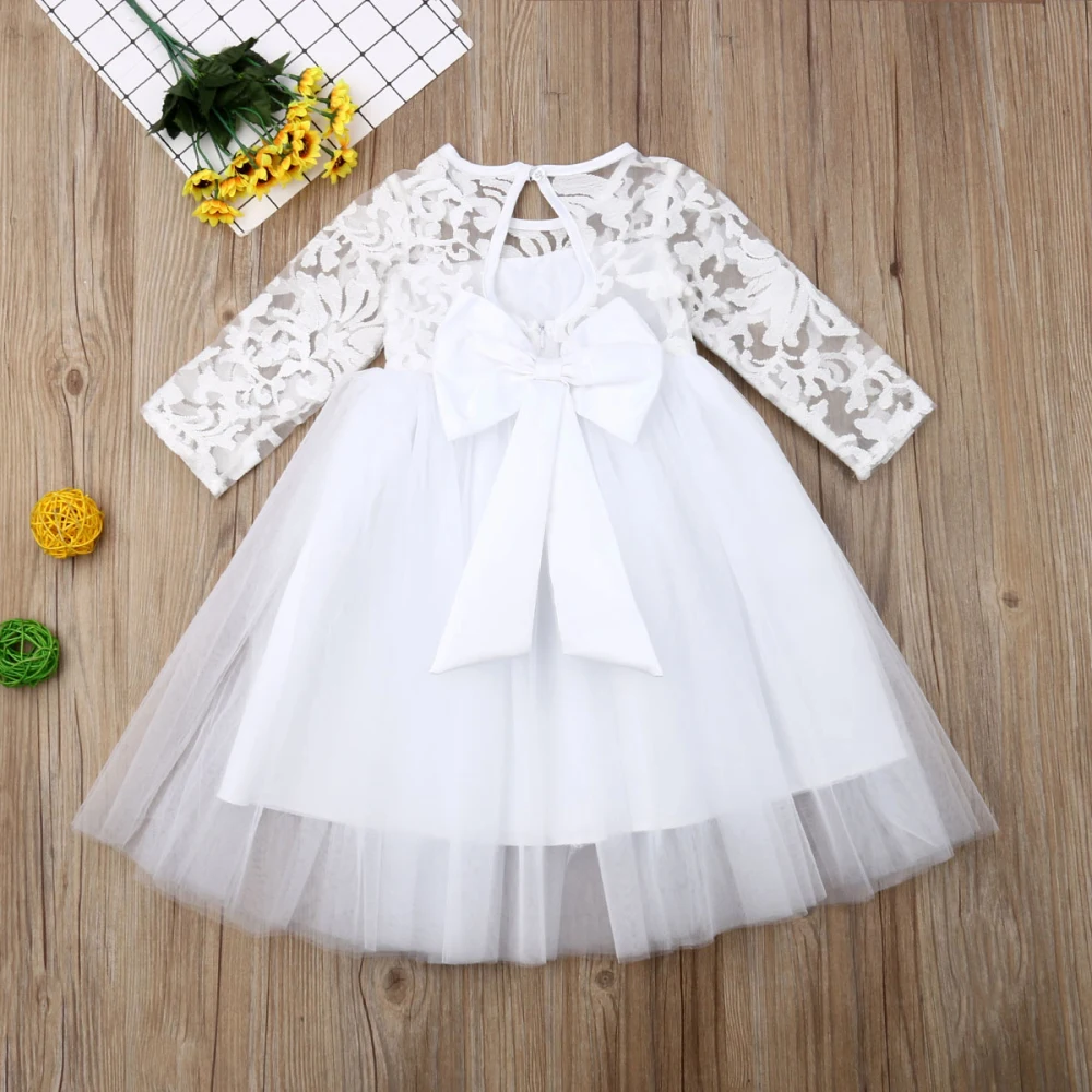 Детские Kinder blumenmyadchen Kleid бант вечерние Hochzeit Brautjungfer Abendkleider