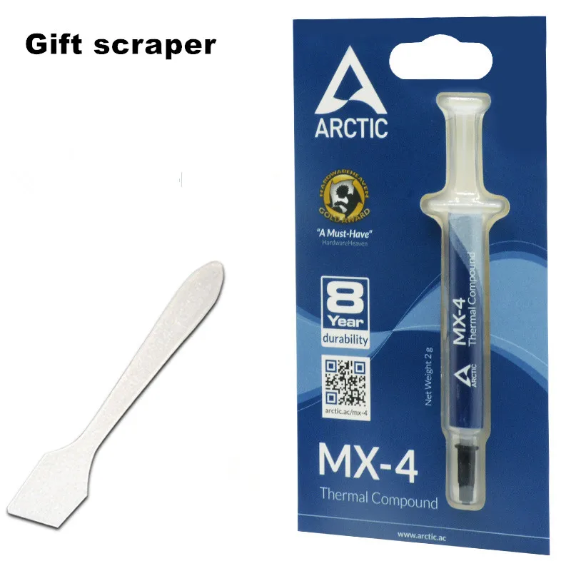 Arctic MX-4 Термопаста для процессоров GPU MX4 ноутбуков |