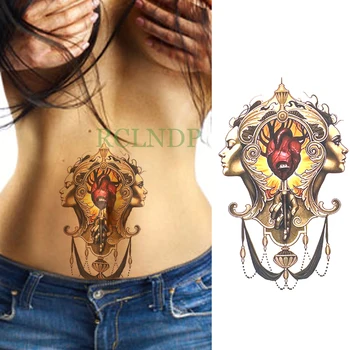 

Waterproof Temporary Tattoo Sticker Fake Tatto Flash Tatoo Back Leg Arm belly large size body art for Women girl Men