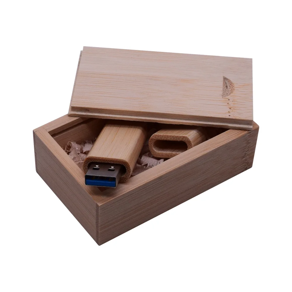 bamboo-box Usb+ коробка Usb 3,0 Usb флэш-накопитель Бесплатный пользовательский флэш-накопитель с логотипом реальная емкость 8g 16g 32g 128g 64g высокоскоростная карта памяти, Флеш накопитель - Цвет: bamboo-box