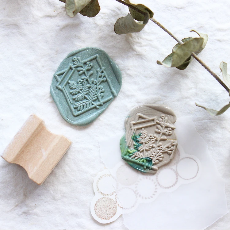  moodtape wood wax Spring summer autumn winter stamp for DIY Gift / Invitation album Decorative stam - 4000234772285