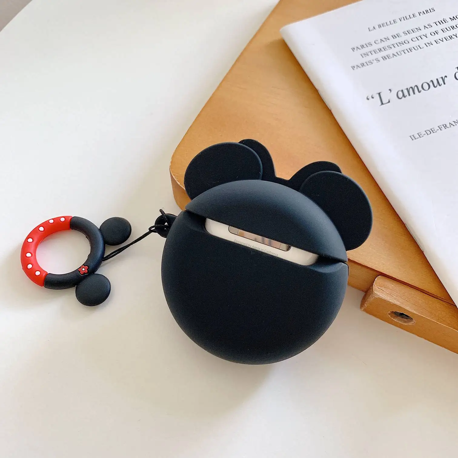 Силиконовый чехол для AirPods, чехол с милым мультяшным 3D рисунком, защитный чехол для беспроводных наушников, чехол для Air pods 2, чехол для наушников