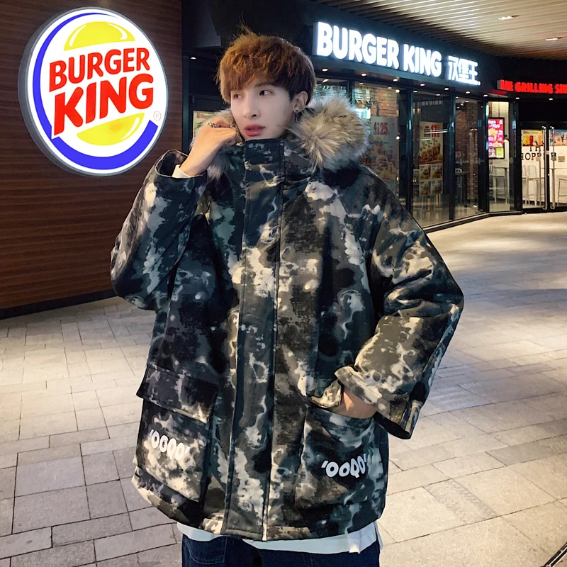 Winter Camo Jas mannen Warme Dikke Mode Parka Mannen Leger Wind Kraag Kapmantel Man Wilde Losse Katoenen Jas mannelijke Kleding Winter Camo Jas mannen Warme Dikke Mode Parka Mannen Leger Wind Kraag Kapmantel Man Wilde Losse Katoenen Jas mannelijke Kleding