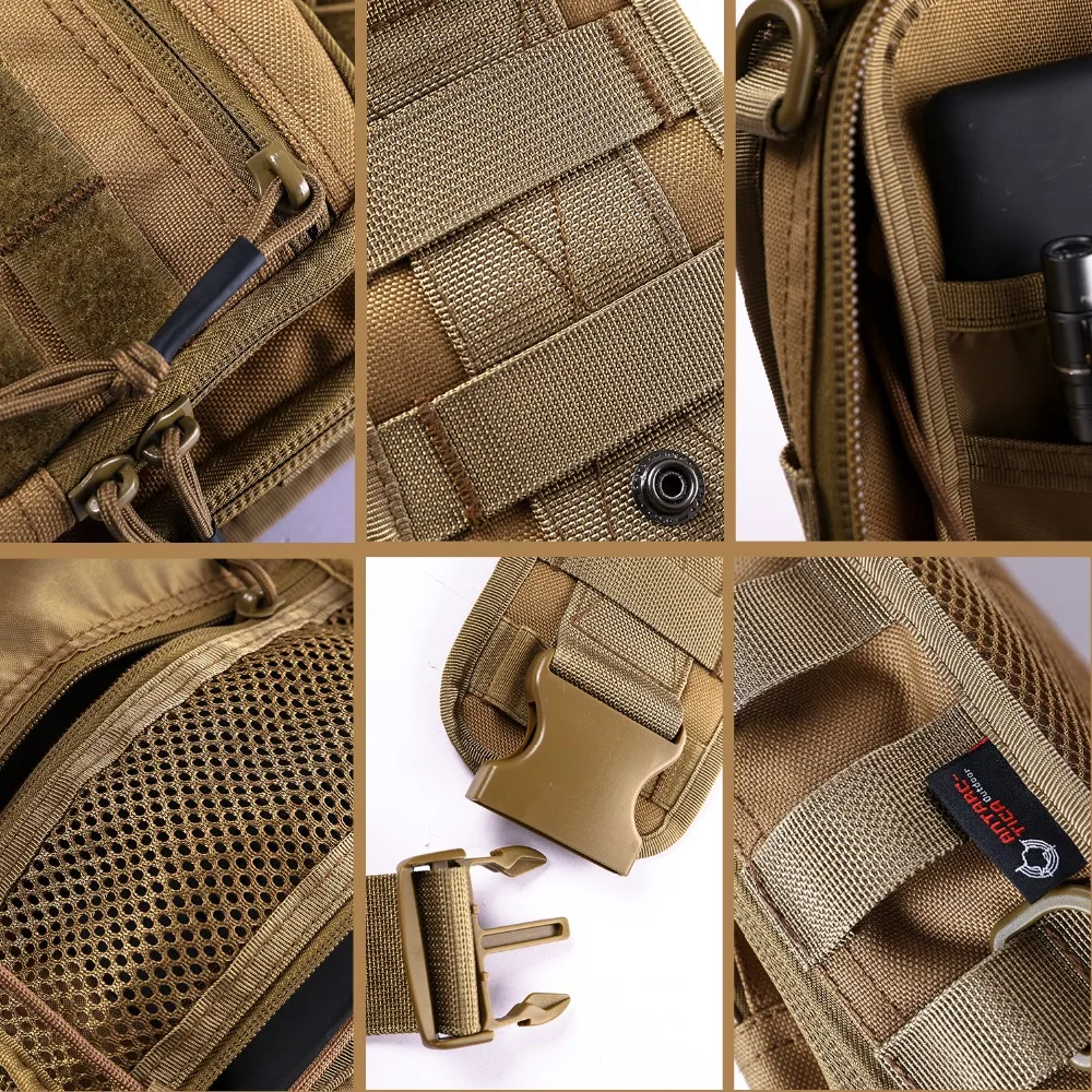Нейлоновый камуфляжный рюкзак 1000D Molle для походов кемпинга охоты Военная
