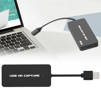 

Live Stream Portable Recorder Box Universal 1080P HD Broadcast UVC Game Easy Install Converter Video Capture Card HDMI To USB