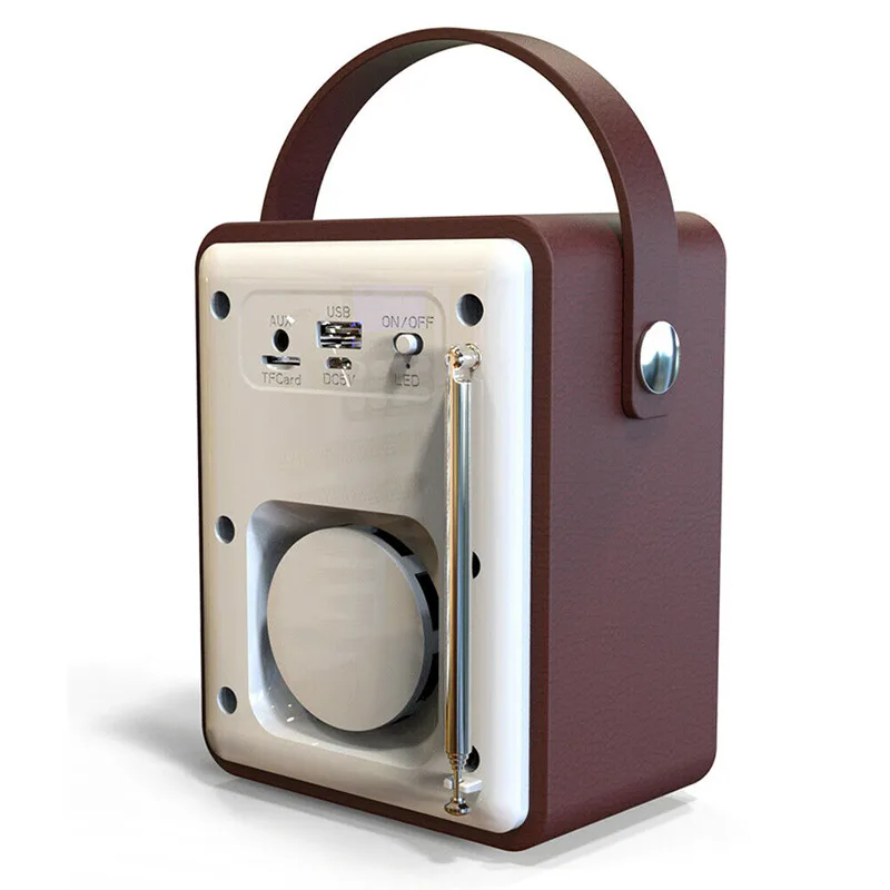 Деревянный цифровой Bluetooth DAB/DAB+ fm-радио MP3-плеер беспроводной стерео динамик радио DC128