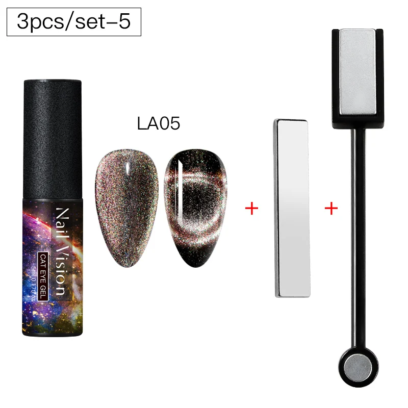 9D Chameleon Magnetic Cat Eye Gel Nail Polish Long Lasting Shining Laser Cat Eye Soak Off UV LED Nail Art Gel Varnish Lacquer - Цвет: DZH08040